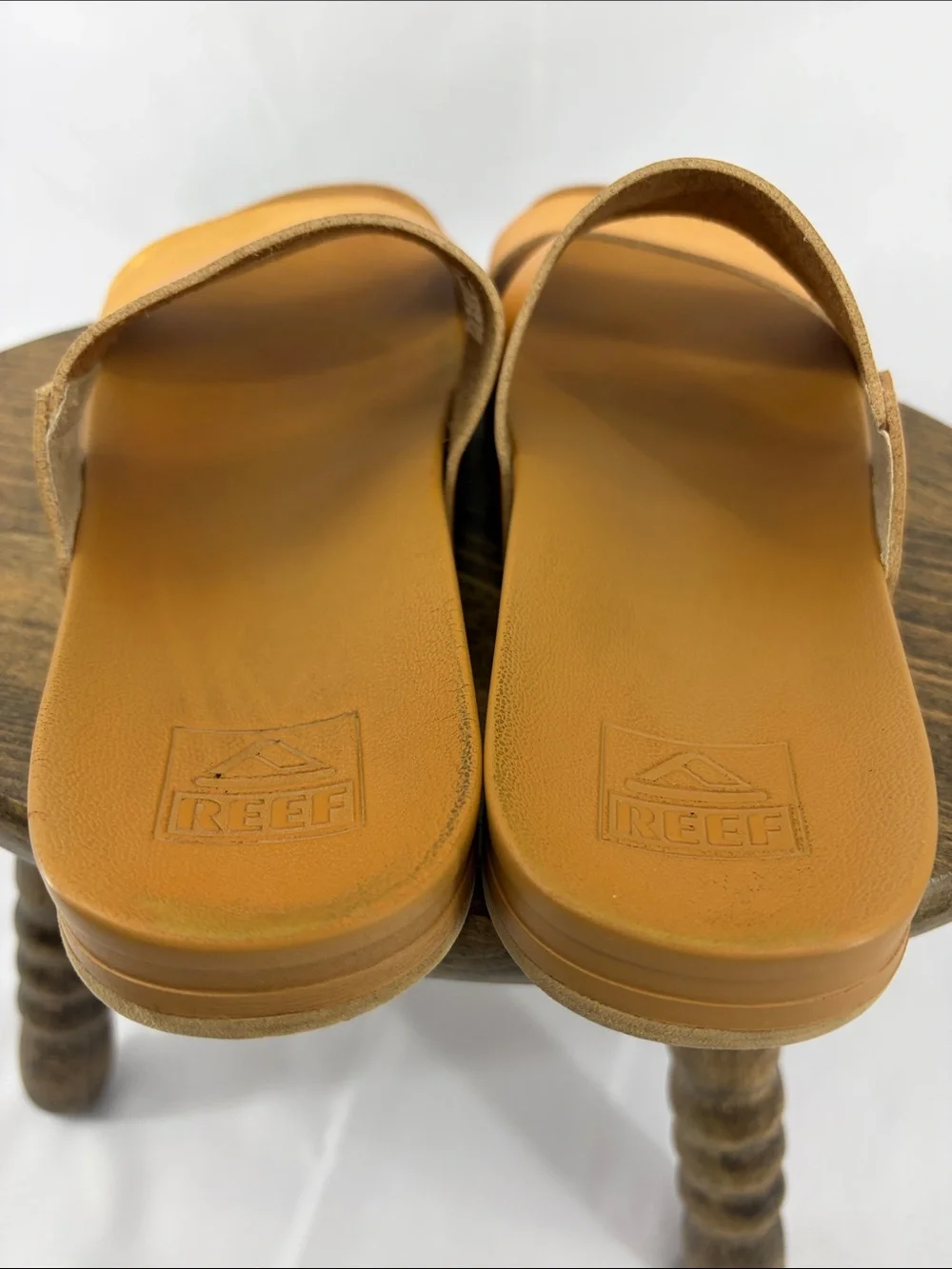Reef Cushion Vista 2 Strap Slide Sandals, sz 7